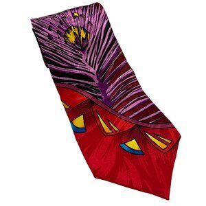 Rush Limbaugh No Boundaries Collection Mens Necktie Novelty‎ Geometric Colorful
